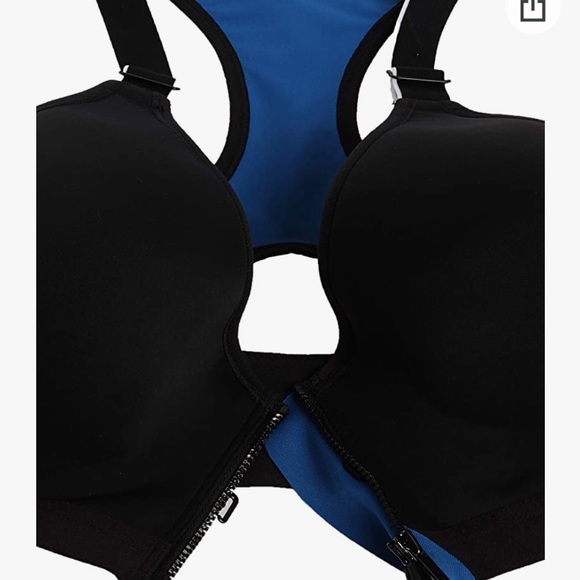 Maidenform front zip mounded cup sports bra - Picture 5 of 9